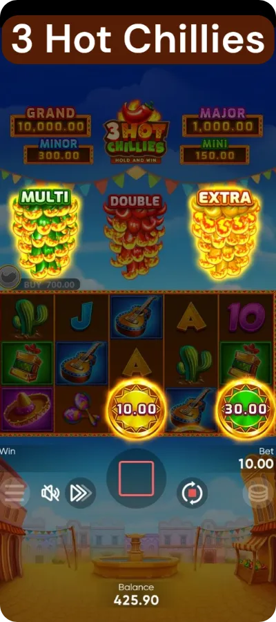 3 Hot Chillies jackpot win