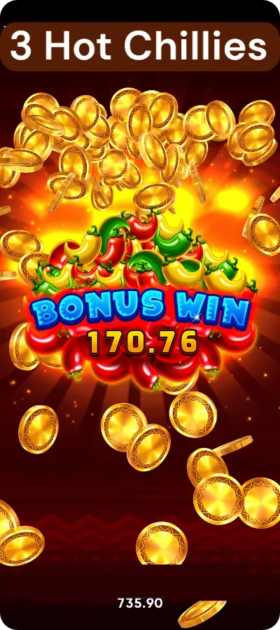 3 Hot Chillies paytable overview